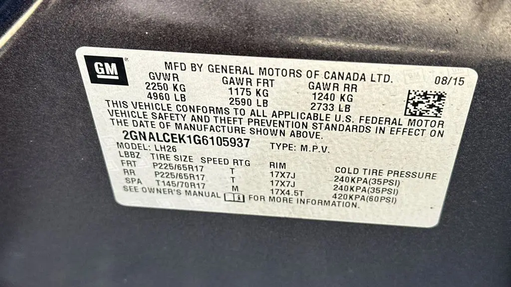 2016 Chevrolet Equinox LT