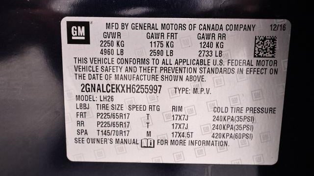 2017 Chevrolet Equinox LT