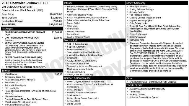2018 Chevrolet Equinox LT