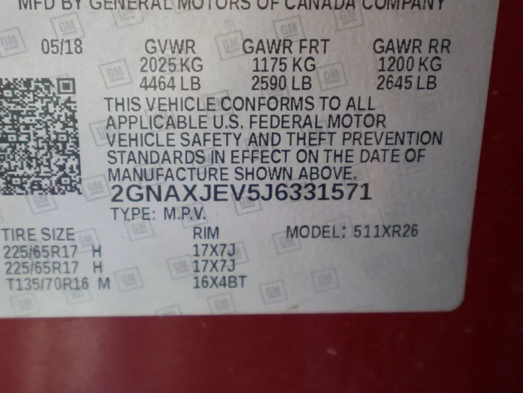 2018 Chevrolet Equinox - $11,475