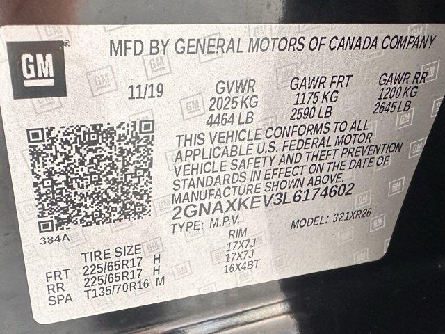 2020 Chevrolet Equinox - $12,986