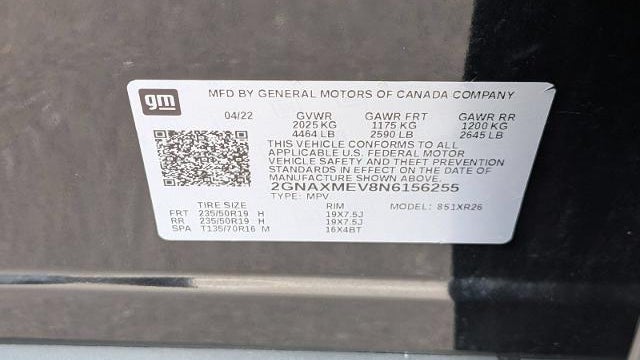 2022 Chevrolet Equinox RS