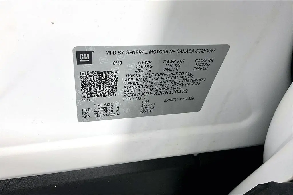 2019 Chevrolet Equinox - $17,241