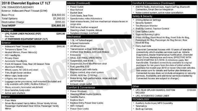 2018 Chevrolet Equinox LT