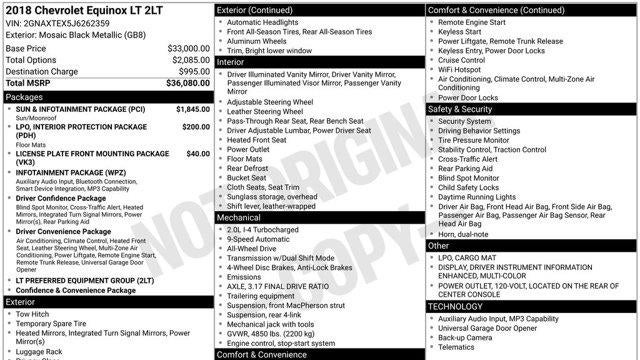 2018 Chevrolet Equinox LT