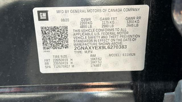 2020 Chevrolet Equinox Premier