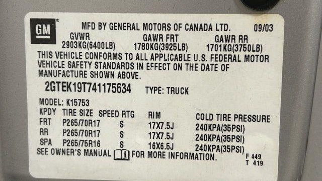 2004 GMC Sierra 1500 Work Truck