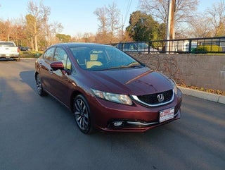 2015 Honda Civic with Crimson Pearl Exterior