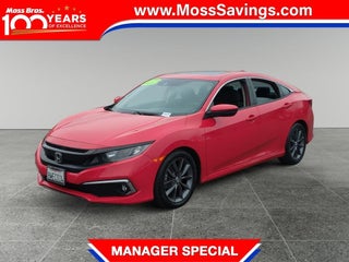 2021 Honda Civic with Rallye Red Exterior