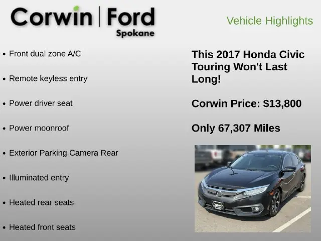 2017 Honda Civic - $13,800