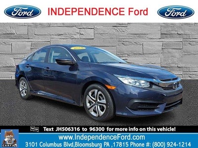 2018 Honda Civic LX 4DR Sedan CVT