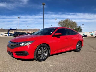 2017 Honda Civic with Rallye Red Exterior
