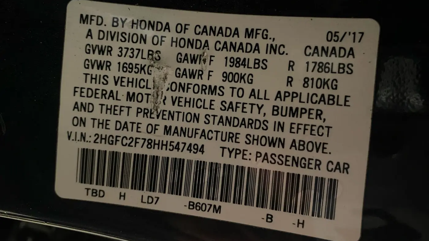 2017 Honda Civic EX