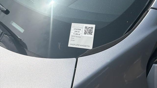 2019 Honda Civic Sport