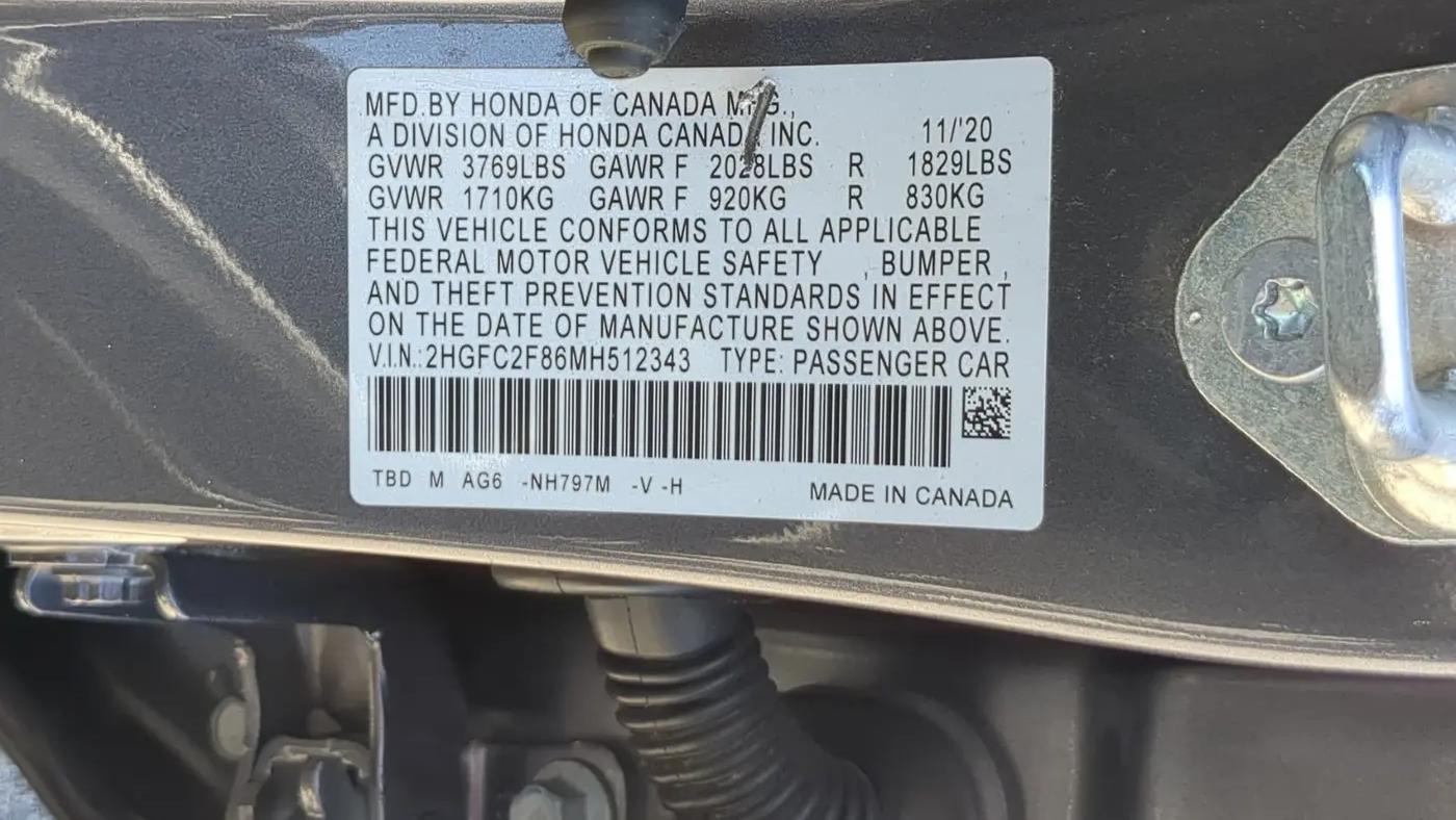 2021 Honda Civic Sport