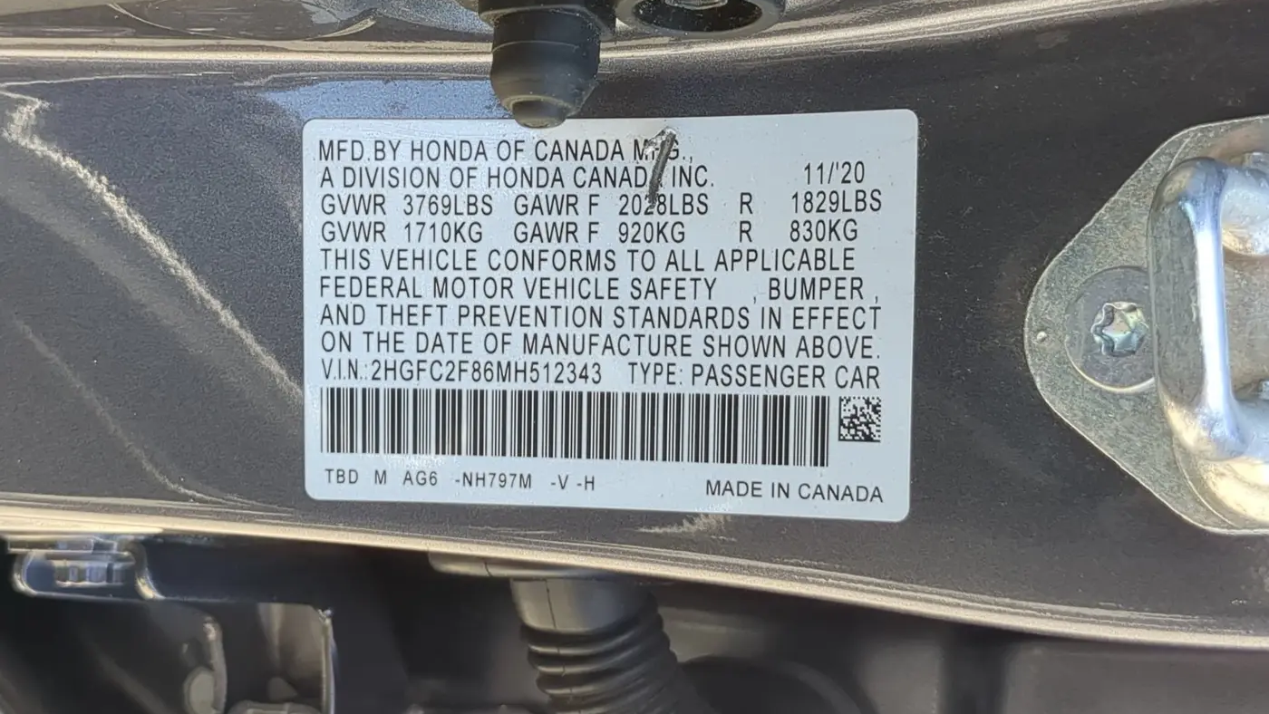 2021 Honda Civic Sport