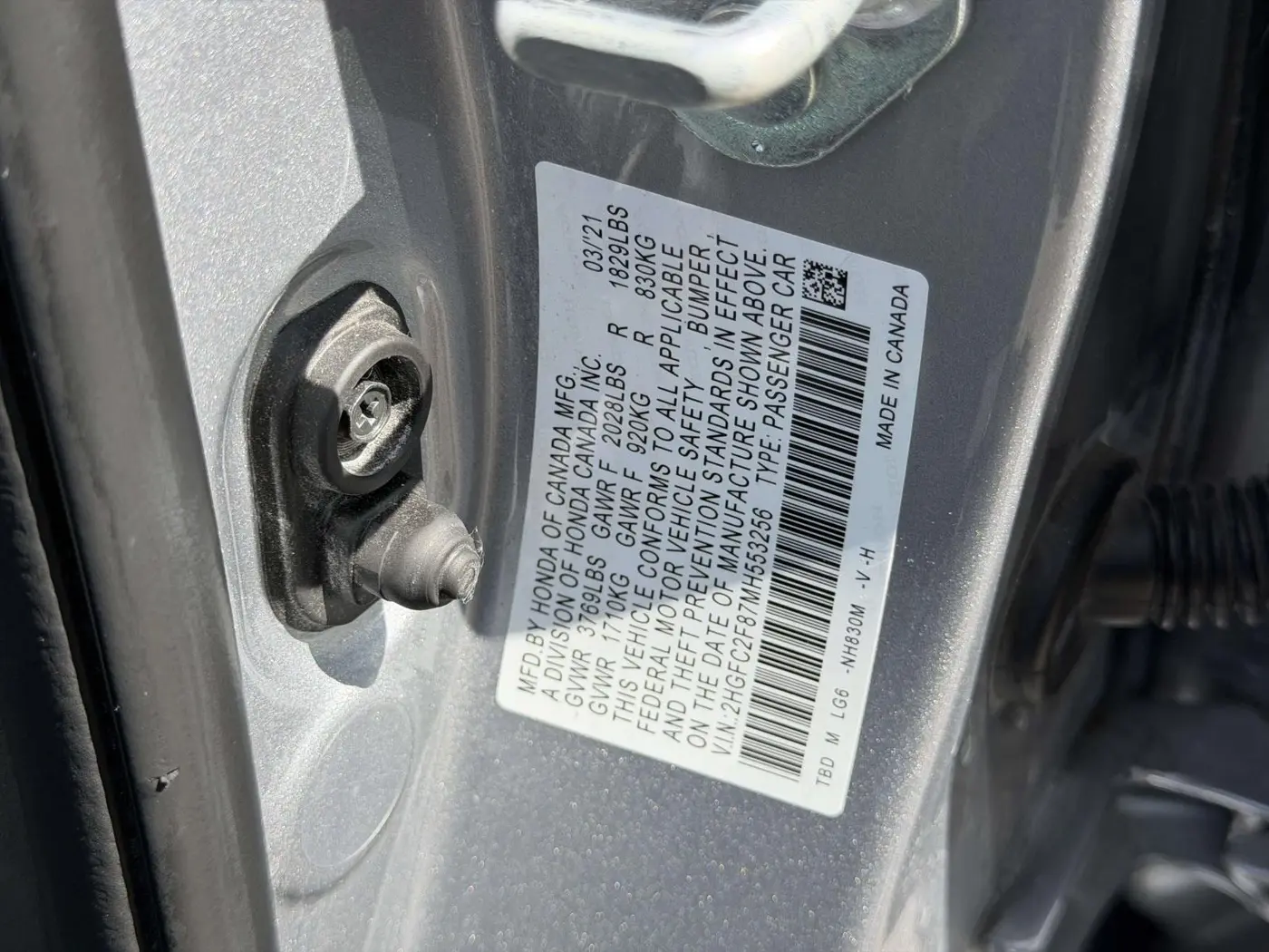2021 Honda Civic - $21,348