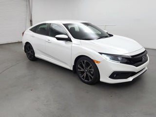 2020 Honda Civic with Platinum White Pearl Exterior