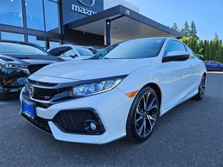 2019 Honda Civic with Platinum White Pearl Exterior
