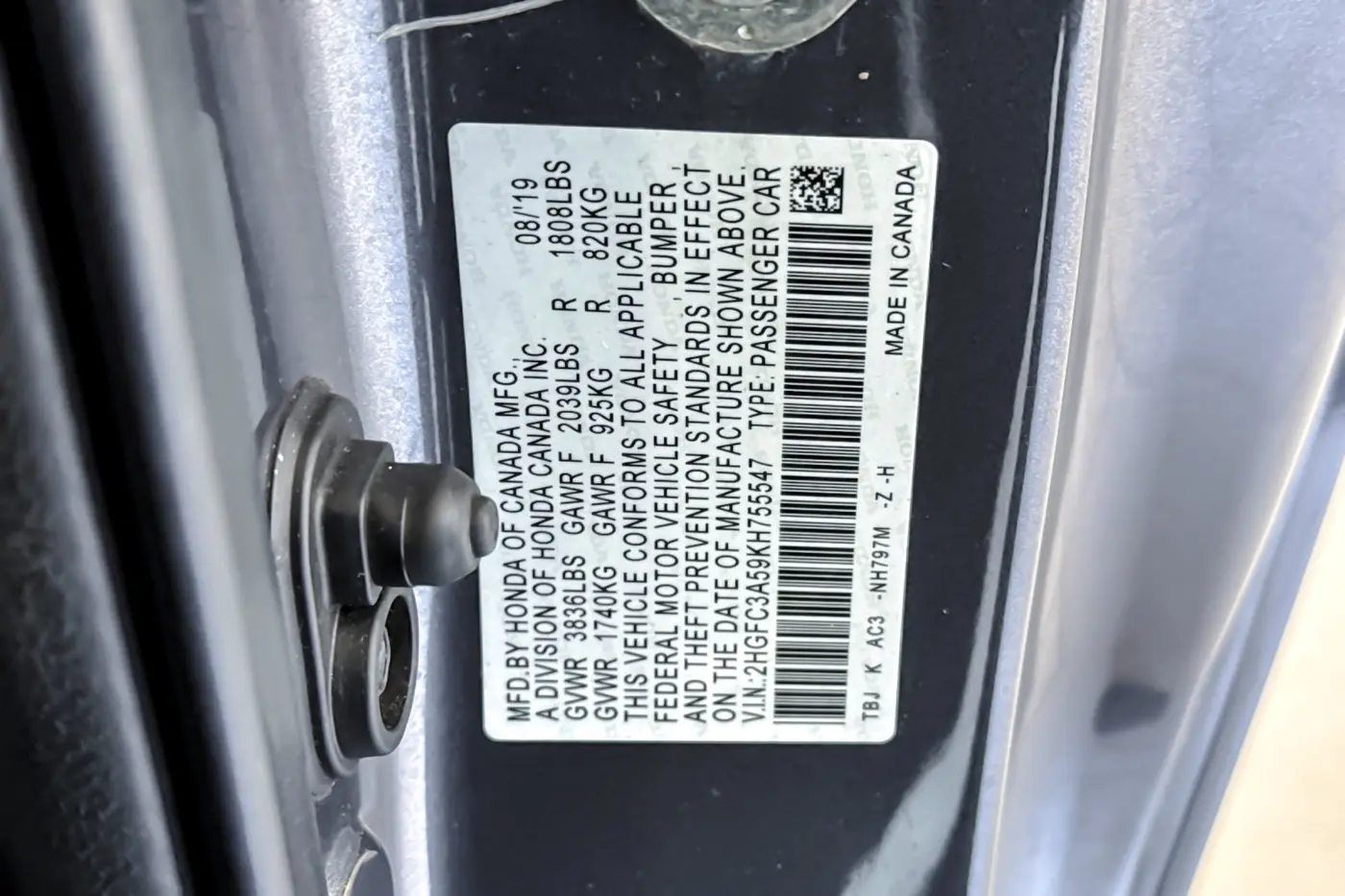 2019 Honda Civic - $21,771
