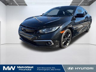 2019 Honda Civic with Crystal Black Pearl Exterior