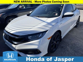 2019 Honda Civic with Platinum White Pearl Exterior