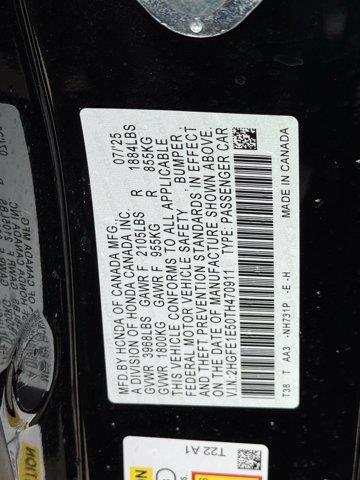 2026 Honda Civic - $30,706