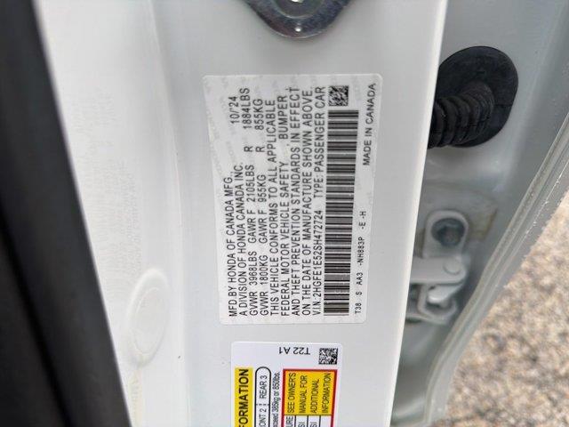 2025 Honda Civic - $29,782