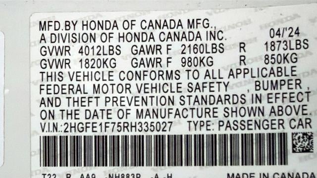 2024 Honda Civic EX