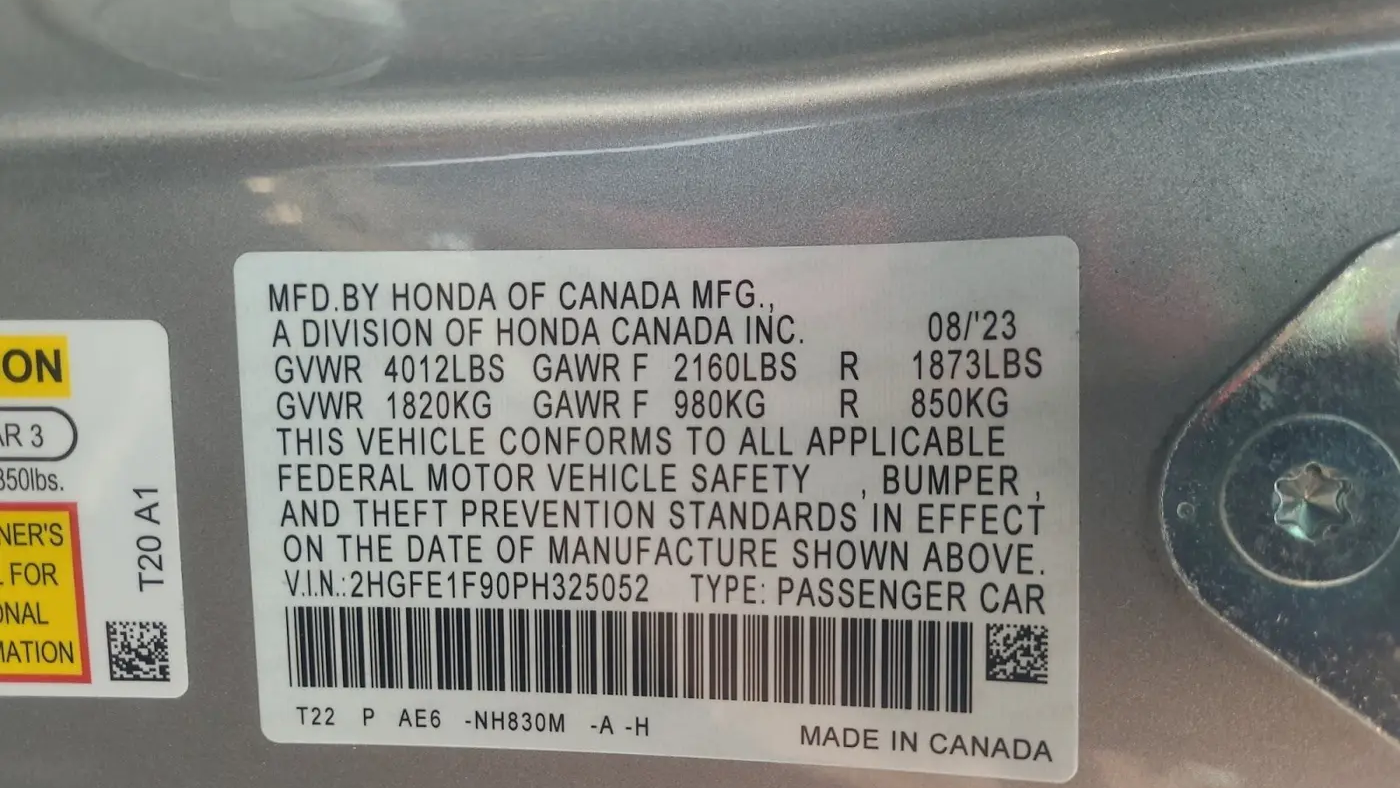 2023 Honda Civic Touring