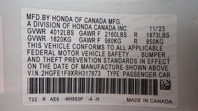2024 Honda Civic Touring