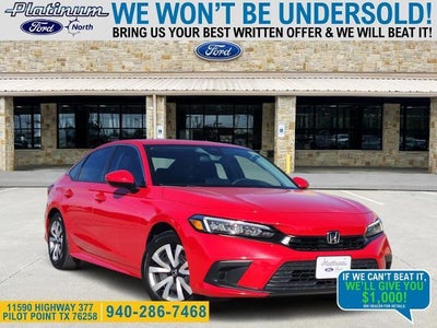 2024 Honda Civic LX 4DR Sedan