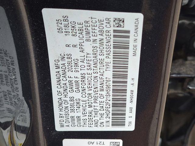 2025 Honda Civic - $22,500