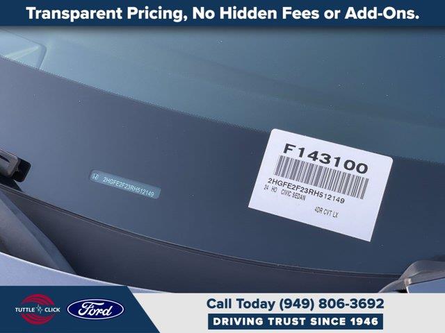 2024 Honda Civic - $23,780