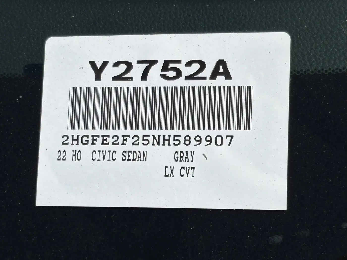 2022 Honda Civic - $20,881