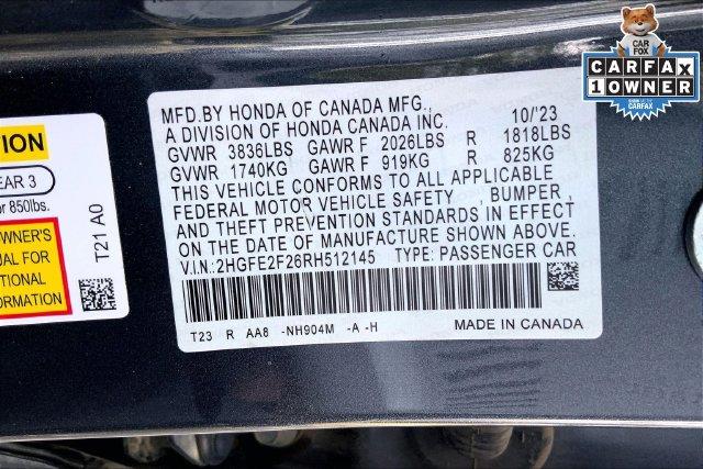 2024 Honda Civic - $23,873