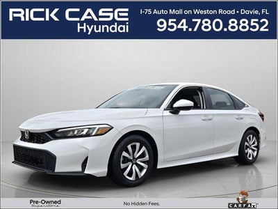 2025 Honda Civic LX 4DR Sedan