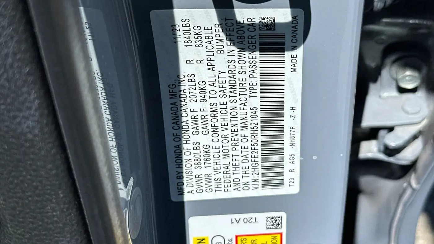 2024 Honda Civic Sport