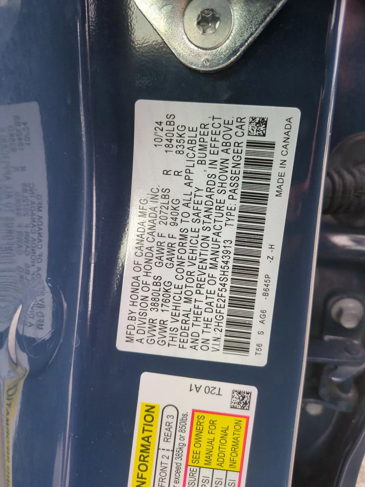 2025 Honda Civic - $25,990