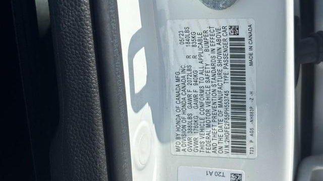 2023 Honda Civic Sport