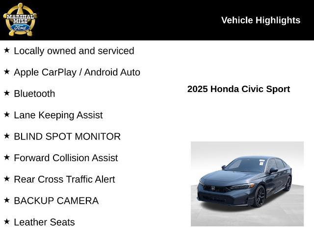 2025 Honda Civic - $24,995
