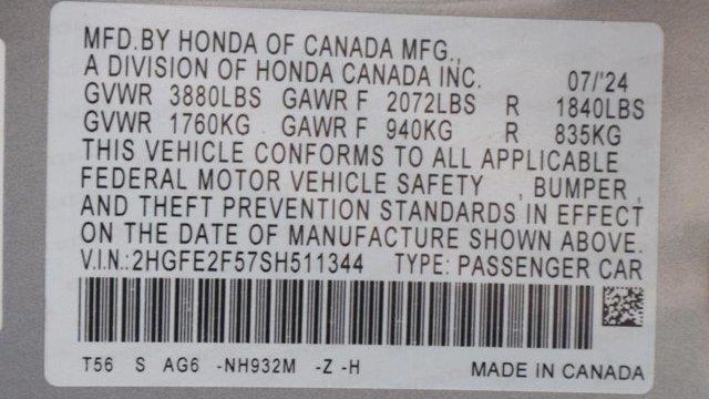 2025 Honda Civic Sport