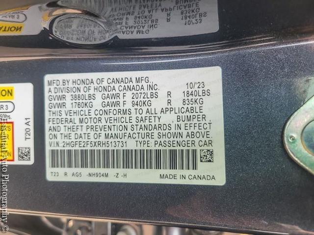 2024 Honda Civic - $20,391