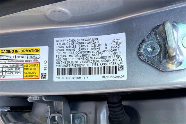 2025 Honda Civic - $27,570