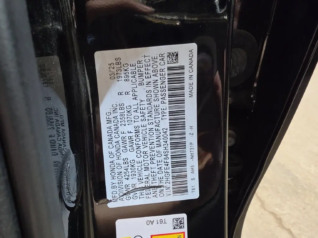 2025 Honda Civic - $29,007