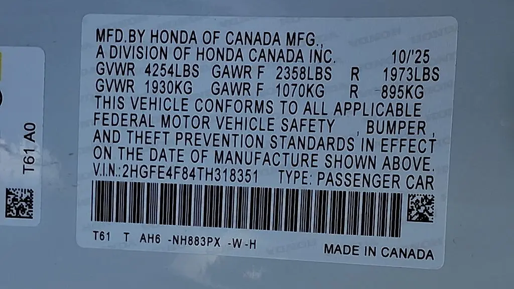 2026 Honda Civic Hybrid Sport