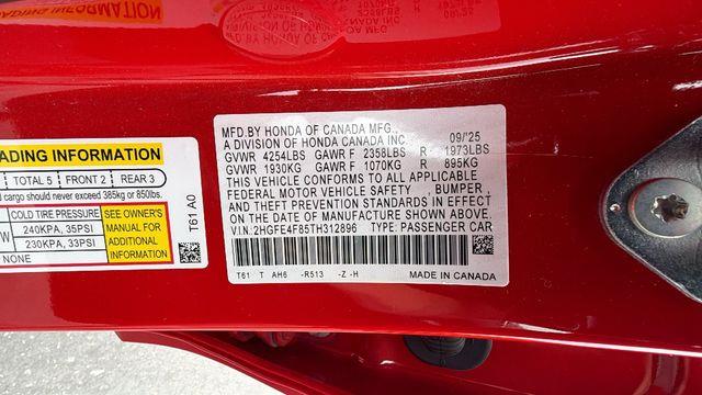 2026 Honda Civic Hybrid Sport