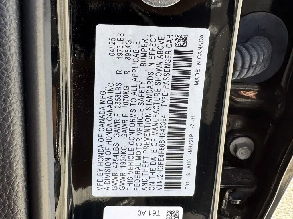 2025 Honda Civic - $28,500