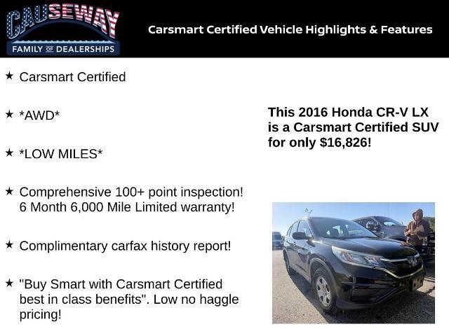 2016 Honda CR-V - $16,826