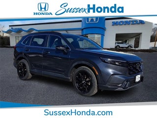 2023 Honda CR-V Hybrid with Meteorite Gray Metallic Exterior
